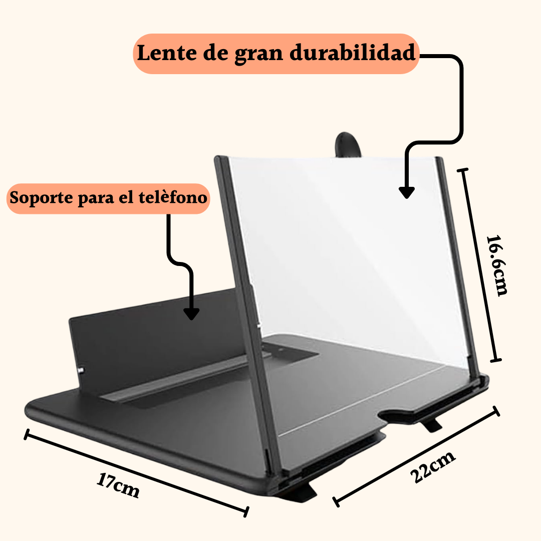 Amplificador de pantalla portátil
